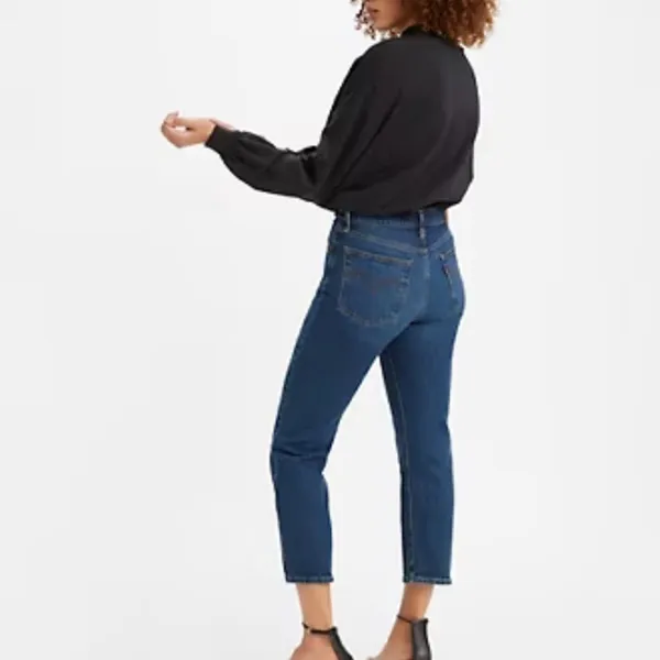 Levi’s Wedgie Straight Fit Jeans in Charleston Outlasted -‎ Dark Wash Size 27 - Image 4