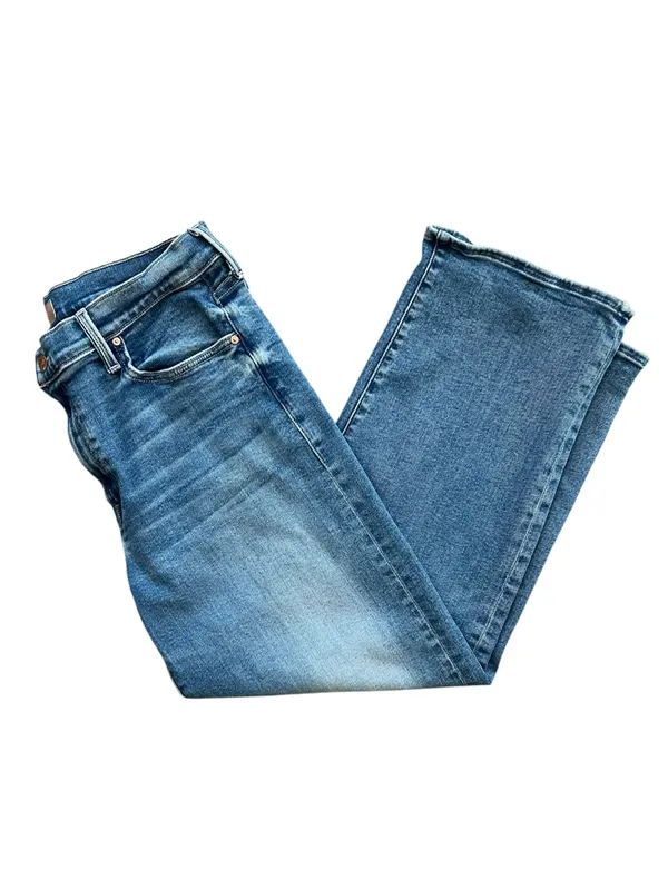 Mother Denim Women’s The Mid Rise Rambler Zip Ankle Jeans Out Of The Blue Sz 32 - Image 11