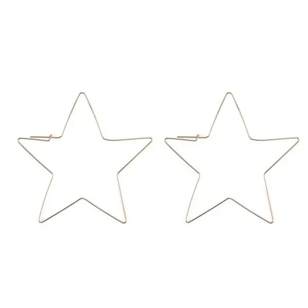 3/$30 💛 Star Hoop Earrings Gold - Image 2