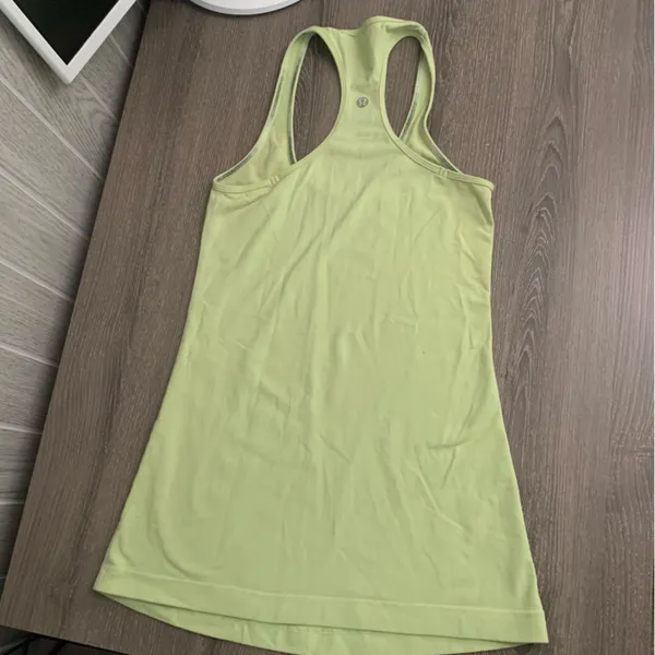 Lululemon Cool Racerback Tank Top Wild Lime 4 - Image 3