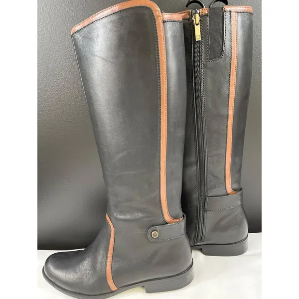 Anne Klein Cybele Women's Black Leather Shoes/Boots Size 8M SKU 5622 - Image 5