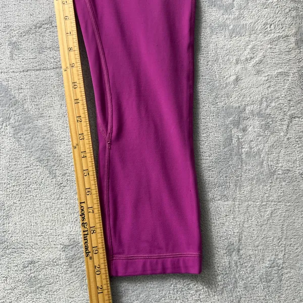 Lululemon Align High‎ Rise Crop Leggings Amethyst Purple Size 6 Athletic Yoga - Image 7