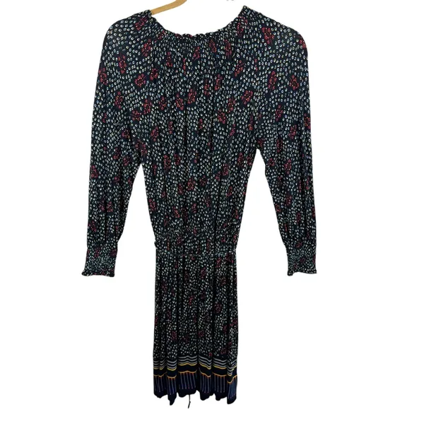 LOFT‎ Colorful Speckled Long Sleeve Lightweight Stretchy Above Knee Dress Size M - Image 2