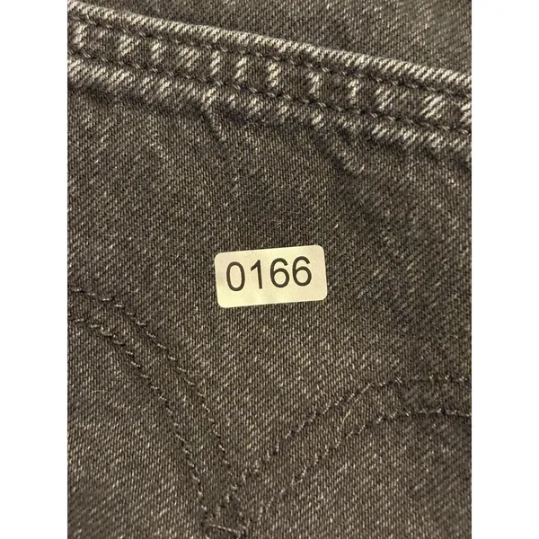 Levi's 501 Original Cut Off Shorts Womens 27 Black Distressed Denim Raw Hem - Image 11
