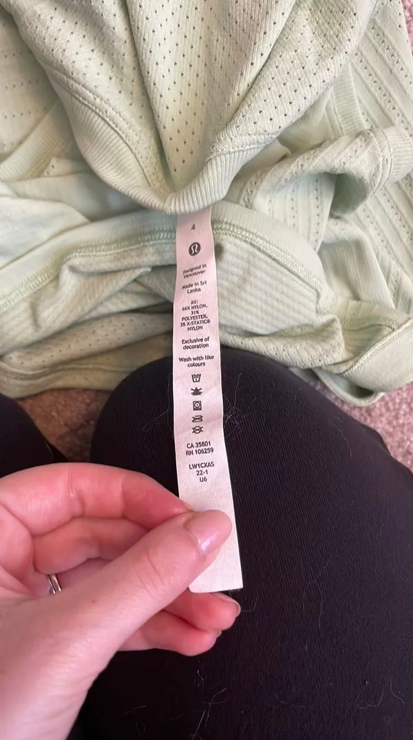 Lululemon Train To Be Tank Creamy Mint - Image 3