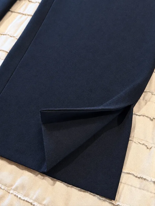 Halogen High Waist Side Slit Straight Leg Dress Pants Trousers Black 10 NWT Work - Image 4