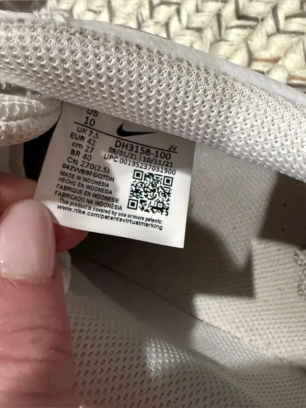 Nike White Court Vision Low Next Nature Sneaker - Image 10