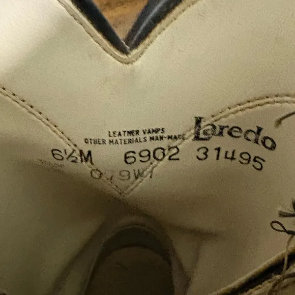 Laredo Black Boots Size‎ 6.5 - Image 9