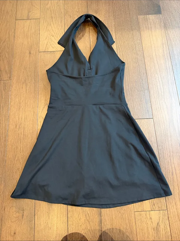 Gap Fit Power Polo Halter Dress - Black Size Medium - C67-135 - Image 7