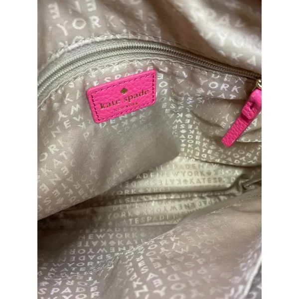 Kate Spade Pink Leather Crossbody With Customized - Image 12