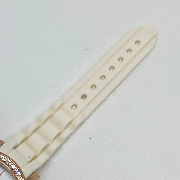 Vivani women wrist watch 38mm rose gold tone rhinestone quartz analog running - Image 5