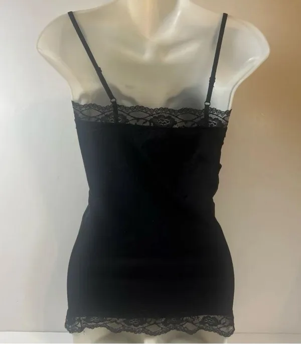 Lace Tank Top Black Size XS - Image 2