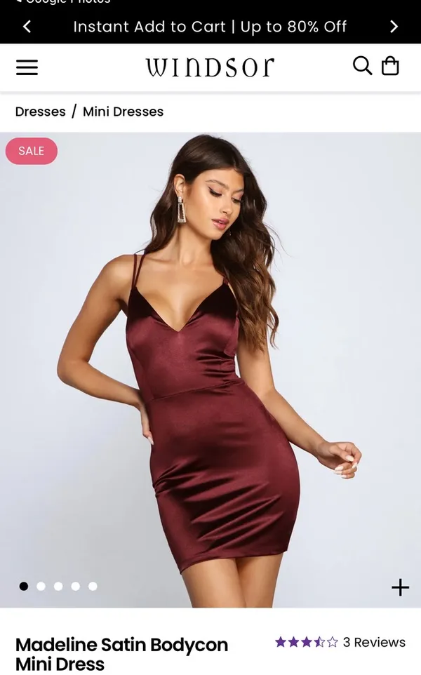 Windsor Strappy Deep Plum Dress - Image 5