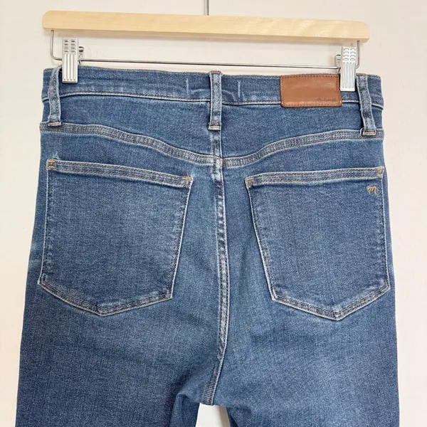 Madewell High Rise Skinny Jeans Size 27 Blue Wendover Wash Stretch Pant Capsule‎ - Image 11