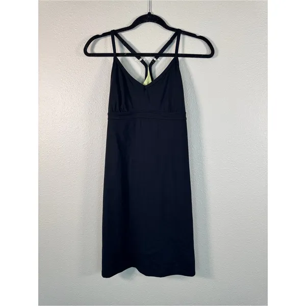Athleta Black Racerback Mini Dress Womens S Athletic Casual Tennis Outdoorsy - Image 14