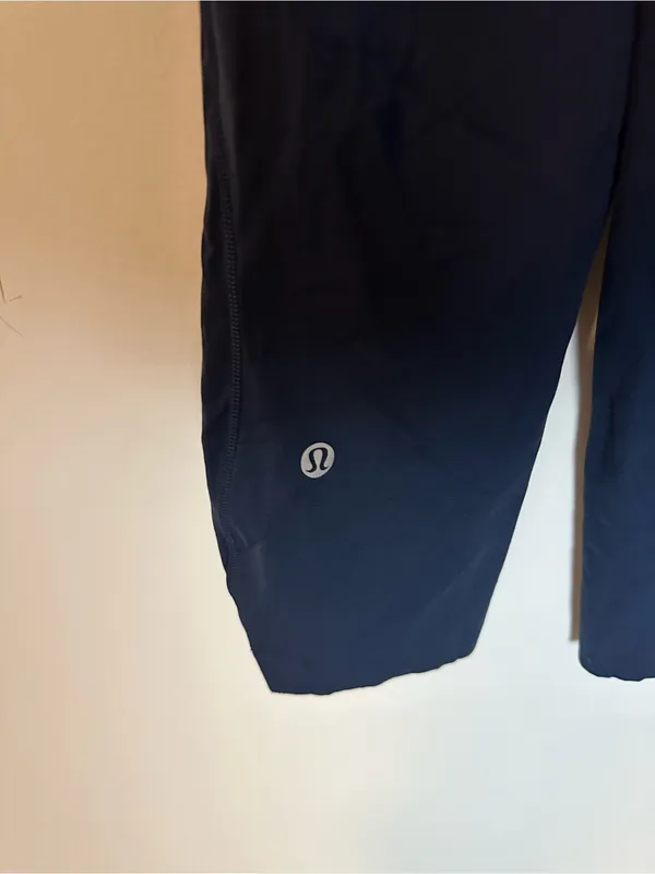 Lululemon Time to Sweat 23” crop leggings navy 6 - Image 4