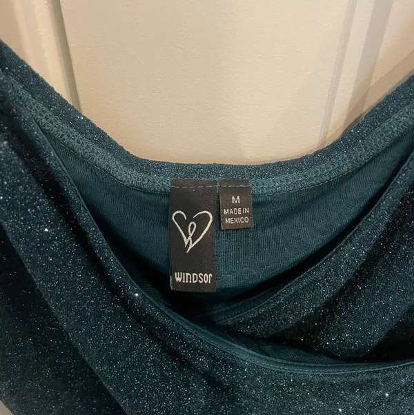 green Hoco Dress - Image 2