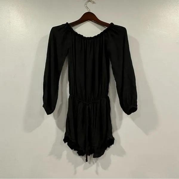 Brandy Melville Gabriella Off The Shoulder Romper Shorts - Image 3