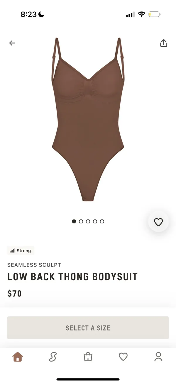 SKIMS Low Back Thong Bodysuit Seamless Sculpt - Image 3