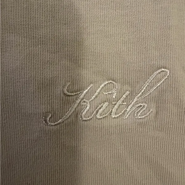 Kith Light Beige Oversized Women’s Nia Tee Size XS 100% Cotton - Image 2