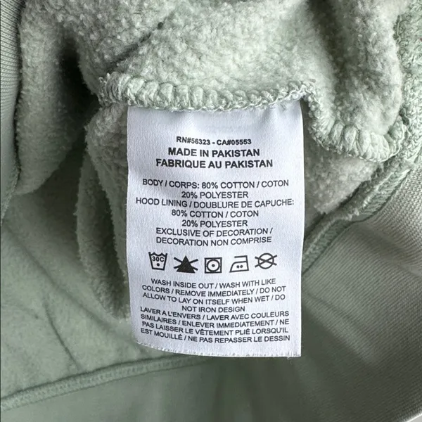 Nike Pale Mint Green Hoodie Size S - Image 5