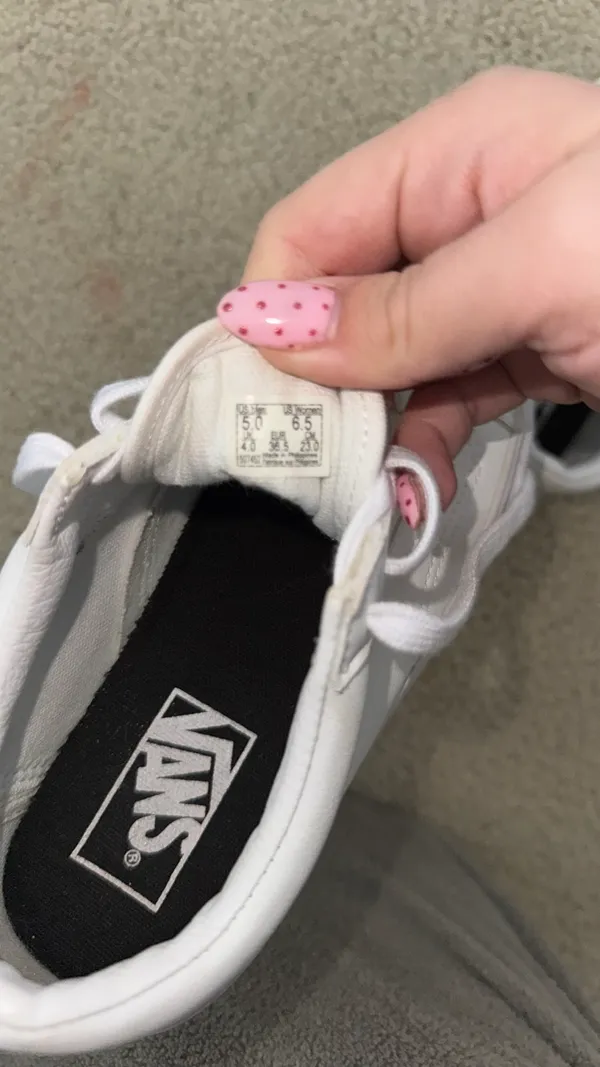 Vans White Sneakers - Image 2