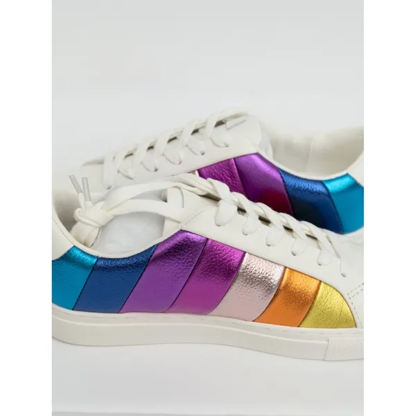 KURT GEIGER LONDON | New! Women's Lane Stripe Low-Top Sneakers - Image 11