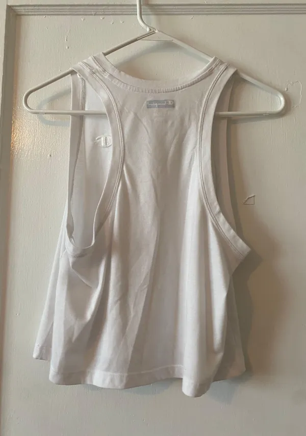 Champion White  Workout Top - Image 2