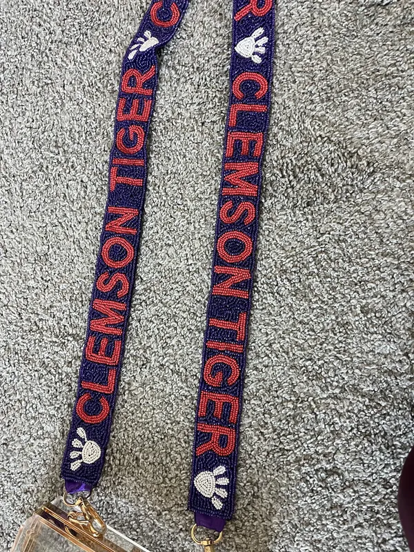 Clemson clear bag Gold - Image 3