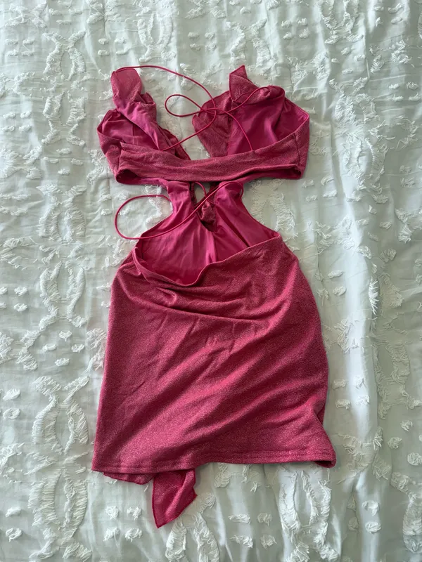 Generation Outcast Clothing Miami Mini Pink Dress - Image 3