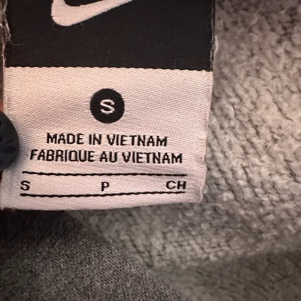 Nike Gray BAMA Logo Hoodie - Image 5