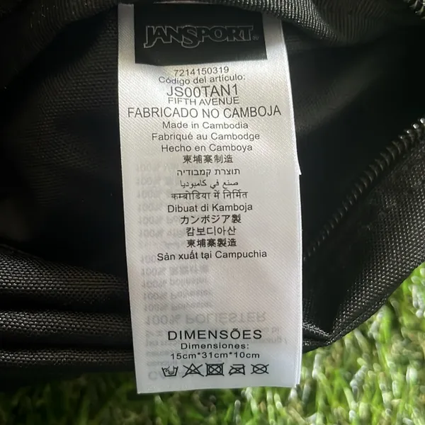 Jansport Black Fanny Waist Hip Pack Belt Bag - Image 5
