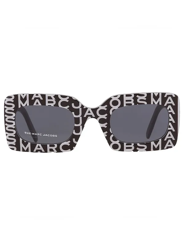 NWT MARC JACOBS Monogram Grey Square Ladies Sunglasses [*Authentic*] — One Size - Image 2