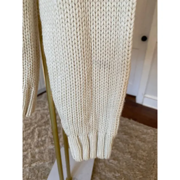Forever 21 Fair Isle Turtleneck Fringe Knit‎ Sweater Americana Quiet Luxury Cozy - Image 4