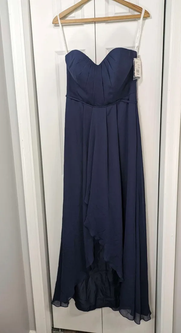 David's Bridal Navy Blue Dress - Image 3