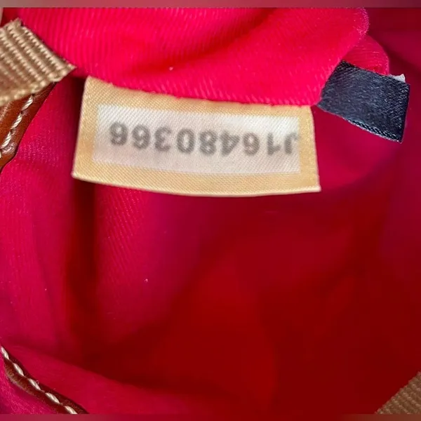 Dooney & Bourke Purse Orange Logo Canvas Monogram Hobo Bag - Image 12