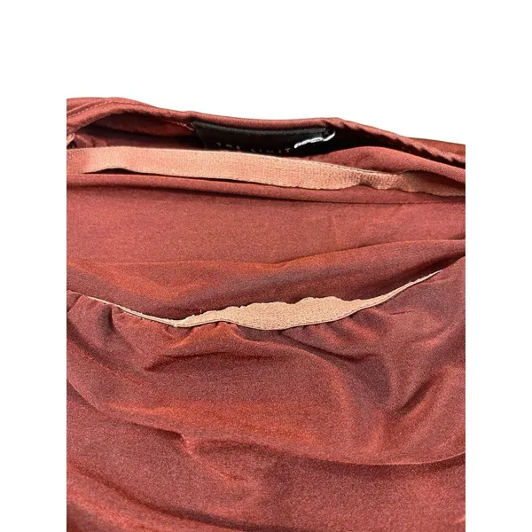 The Limited XS Brown Lace Trim Tank Top Spaghetti Strap Stretch Sequins Y2K 90s - Image 9