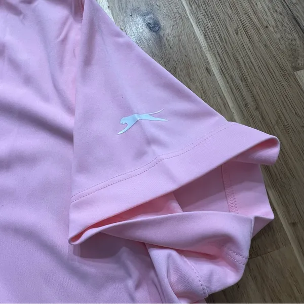 Slazenger Pink Golf Polo Shirt Women’s Size Large - Image 3