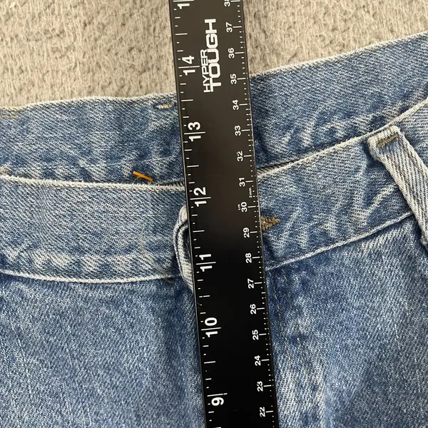 Vintage Lee Mom Jeans Women 14 Blue Medium Wash High Rise Tapered Leg Denim - Image 7