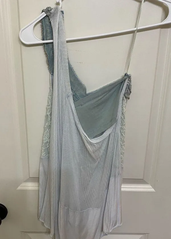 Free People One Shoulder Lace Top - Image 2