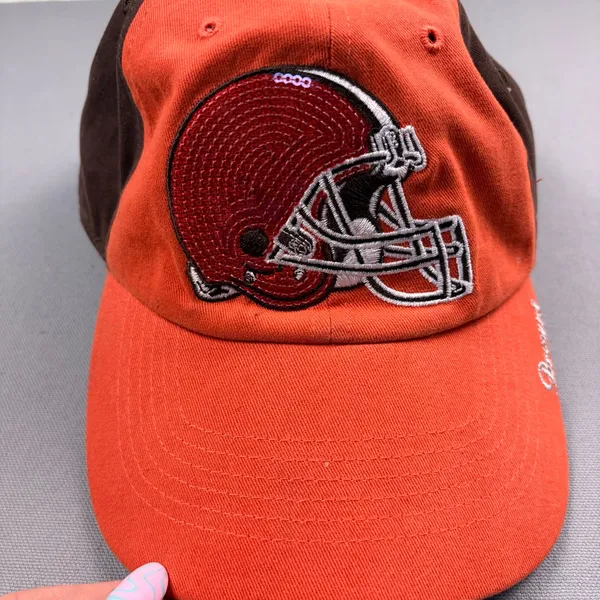Cleveland Browns Womens Hat Sequin Sparkle Adjustable Hat '47 Fourty Seven - Image 3