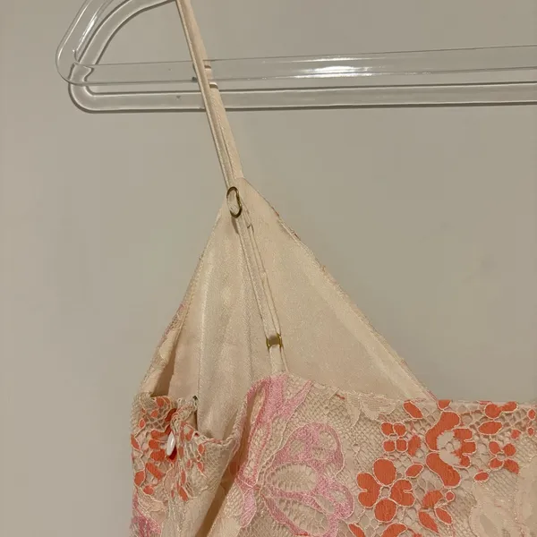 Lovers‎ + Friends Chauncy floral Lace dress pink orange size medium - Image 8