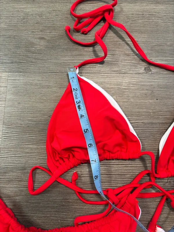 Amazon Red Triangle Bikini Set - Image 6