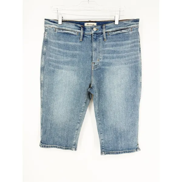 Madewell The 90s Capri Jeans‎ Women's 32 Blue Vintage Inspired - Image 2