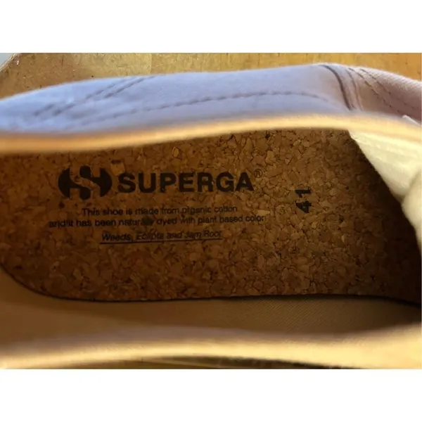 Superga 2750 Organic Canvas Natural Dye Mix Cream Eclipta Jam Root size 41/9.5 - Image 8