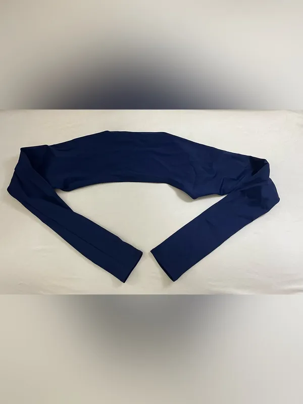 SKIMS NWT Sculpting Swim Long Sleeve Shurg Midnight Blue Size S - Image 4