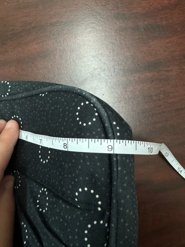 Thirty- One Black, Brown, and White Polka Dot Shoulder Bag - Image 9