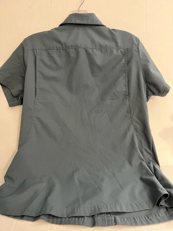 Columbia Omni Shade Ladies Gray Short Sleeve Shirt - Image 6