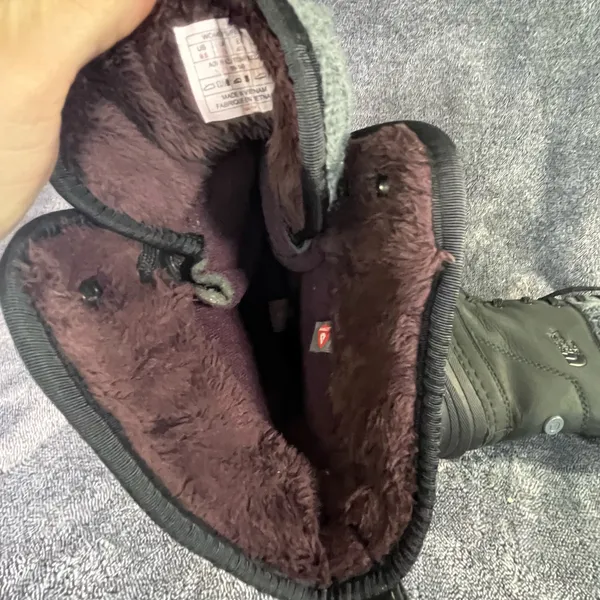 The North Face ThermoBall Insulated Winter Boots – Women’s 9.5 – Black/Grey - Image 7