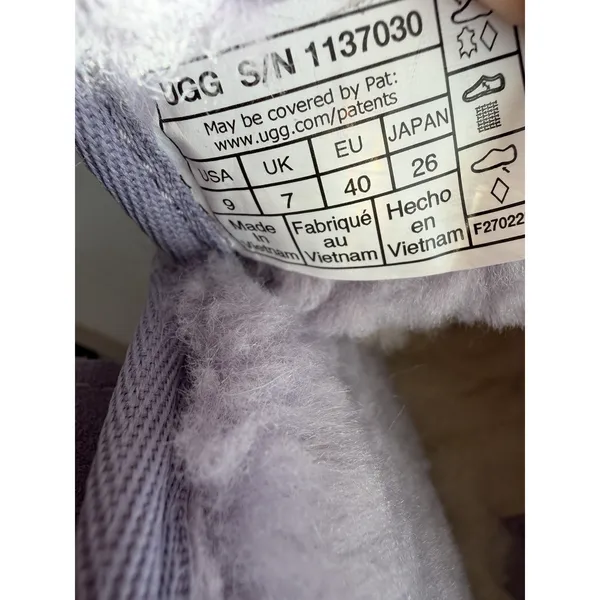 UGG Neumel Clear Chukka Suede Boots Women's Sz 9 1137030 Lilac Purple Lavender - Image 11